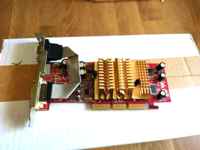 MSI Nvidia GeForce FX5200 128 MB AGP Grafikkarte TD128LF passiv gekühlt
