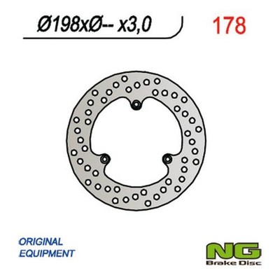 NG Bremsscheibe vorne FÜR KTM 60/65/85 SX (198x-x3)