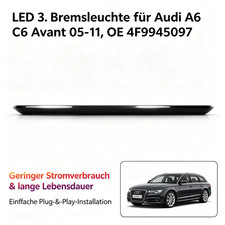 Dritte Bremsleuchte LED für Audi A6 C6 Avant 2005-2011 OE 4F9945097 Hochmontiert