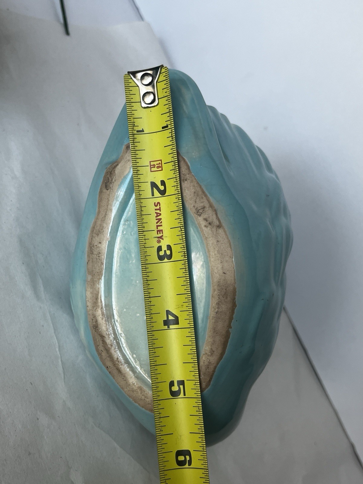 Vintage Loma Linda Ware California Turquoise Ceramic Swan Planters