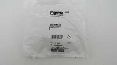 phoenix contact ZB 6: Unbedruckt	 10 51 00 3