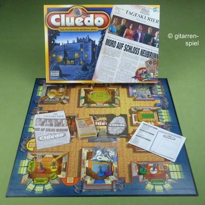 Cluedo - Komplett 1A Top! Das klassische Detektiv-Spiel von Parker ©2000 ab 8 J. - Bild 1 von 4