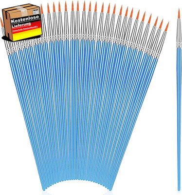 Feine Pinsel Set 30 Stück für Detailmalerei, Acryl Wasserfarben Modellbau