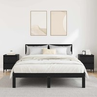 Nachttisch 2 Pcs Schwarz Eichen-Optik 40 X 35 X 50 Cm