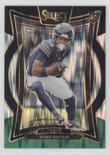 2024 Panini Select Concourse Black & Green Shock Prizm Rome Odunze #3 1an8