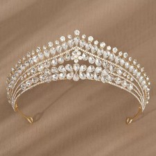 Swarovski Crystal Bride Wedding Crown Tiara