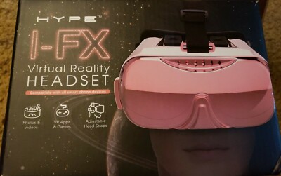 Brand new Hype I-FX virtual reality Headset (Pink)