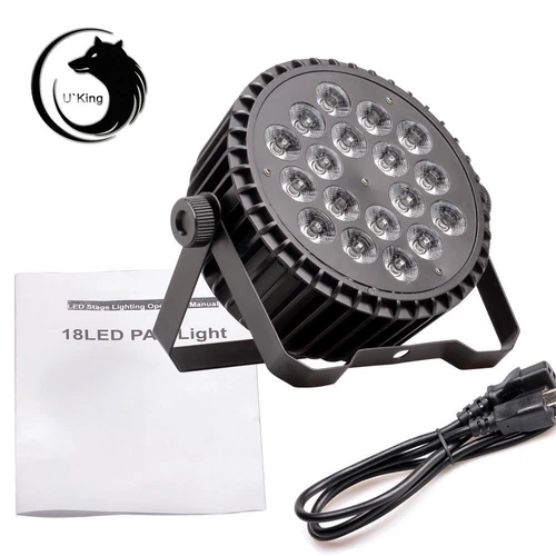 200W RGBW 18LED Par Light CAN DMX Stage Light Rainbow Effect Party DJ Bar Disco - Picture 17 of 18