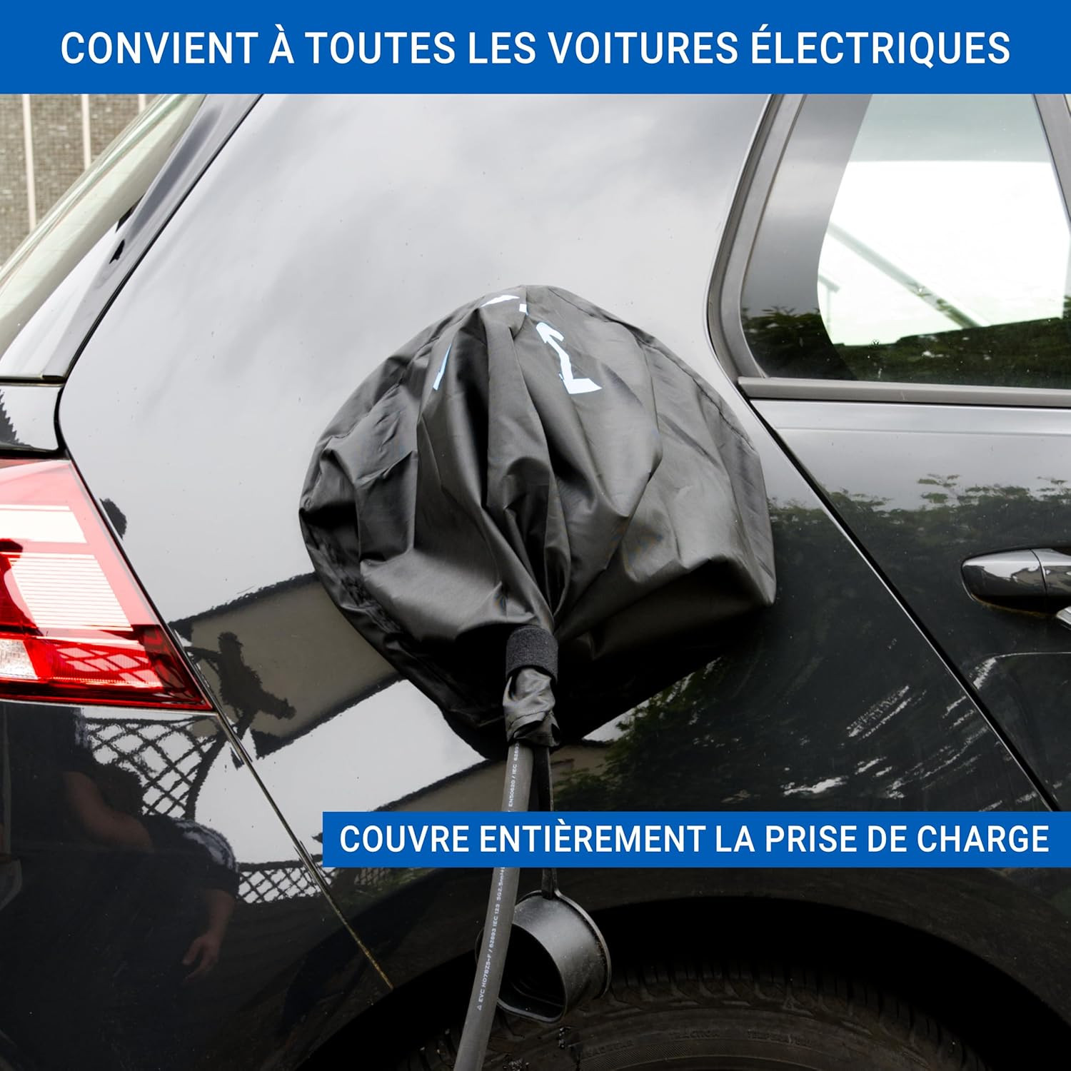 Fiche de charge Type 2 pour voiture électrique câble noir 7kW