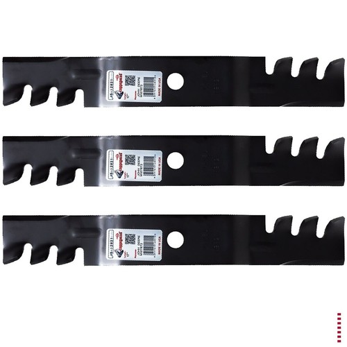 3PK Mulch Blades For John Deere GT225 GT235 GT242 GT245 GT262 GT275