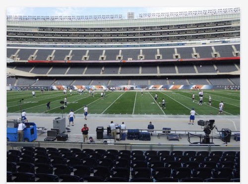 2 Chicago Bears PSL Seat Licenses Sec 136 Row 10 Seats 1-2 Midfield Home Side 50