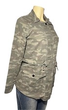 Anthropologie Sanctuary Camouflage Jacket Women s Size Small Full Zip Pockets