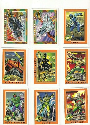 1991 Impel G.I. Joe Trading Cards / Singles / U / You Pick / Choose (CHOICE) bx7