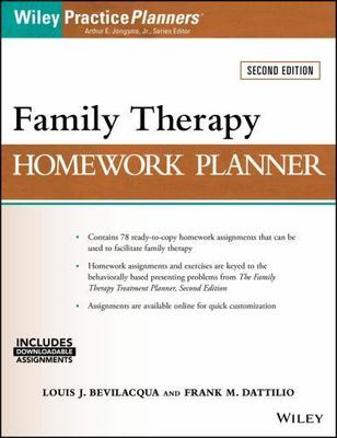 Family Therapy Homework Planner (PracticePlanners), Berghuis, David J.,Bevilacqu