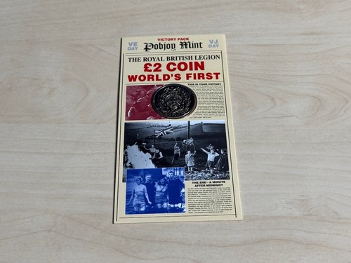 Royal British Legion 1995 Isle of Man £2 Coin Unopened Original Card Pobjoy Mint