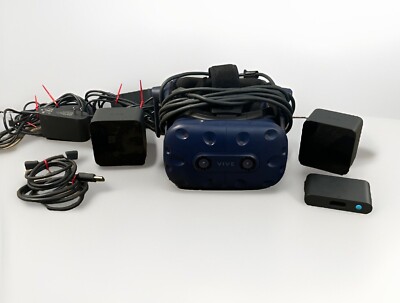 HTC VIVE Pro Virtual Reality Headset | No Controllers | All cables