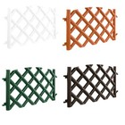 Gartenzaun Zierzaun 3,5 m Jägerzaun H 41cm Zaunfeld Kunststoff endlos 4 Farben