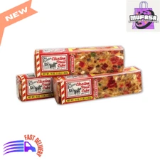 Claxton Fruit Cake, 3 Pack, Regular Recipe, 1 lb, Fresh