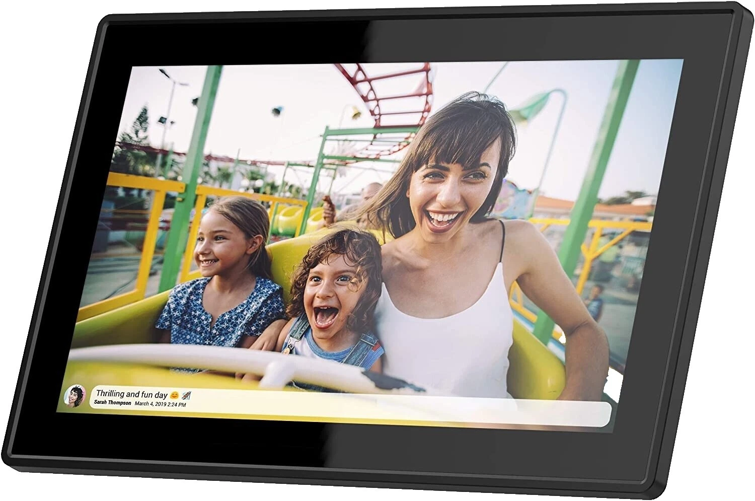 Black Digital Photo Frames with USB 15-20 in Display