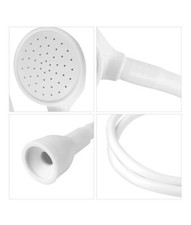 Pet Shower Sprayer Slip On Hose Portable Camping Shower Head Dog Tub Faucet
