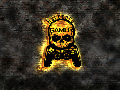Hardcore gamer PC game games console collection keyboard PC gaming zone shield 