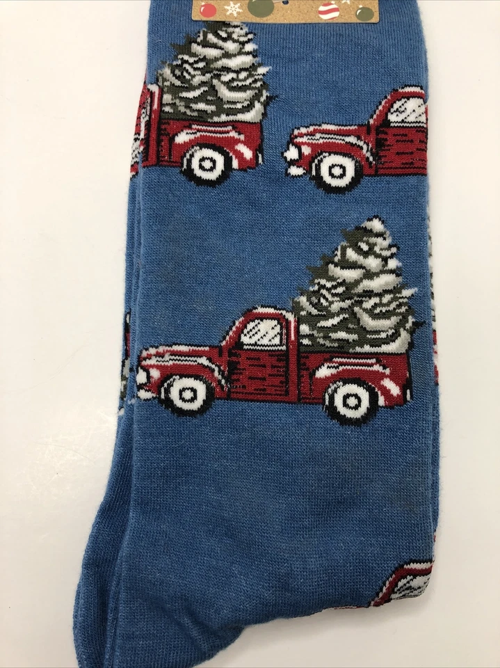 Calcetín Crew para hombre novedad Fetch Tree diseñado en Los Ángeles por K Bell Foto 3 de 4