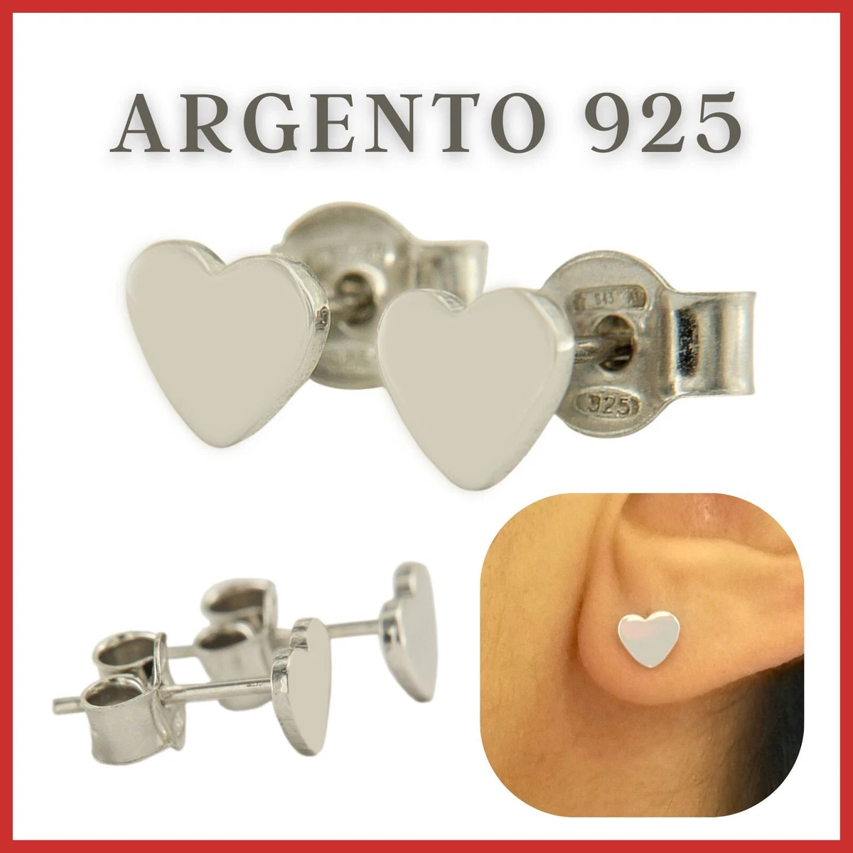 Orecchini A Bottone Rotondi In Argento Sterling Rosa - Gioielli Eleganti Placcati Oro