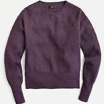 J Crew Balloon-Sleeve Crewneck Sweater 