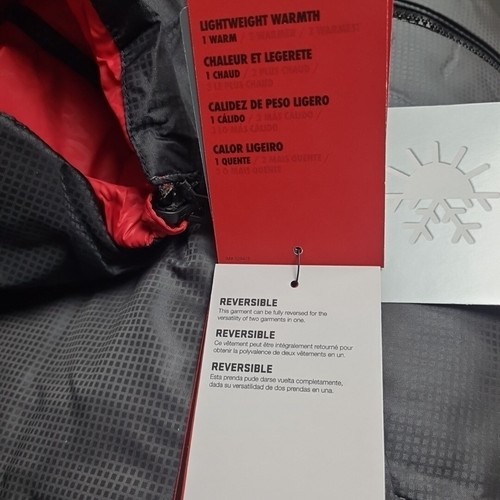 🚨 Nike Air Jordan 545949 606 Reversible Thermore Red Grey Winter Vest Men SZ S - Picture 12 of 13