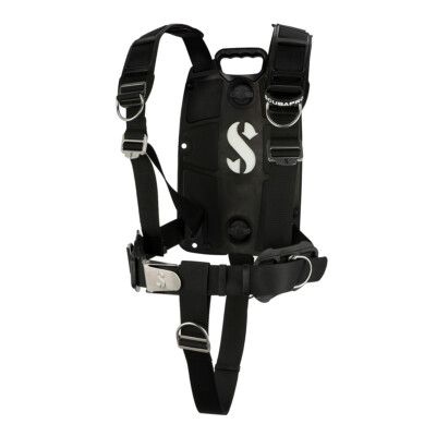 Scubapro S-TEK PRO HARNESS Aluminium Backplate für Wingjacket NEU !!!