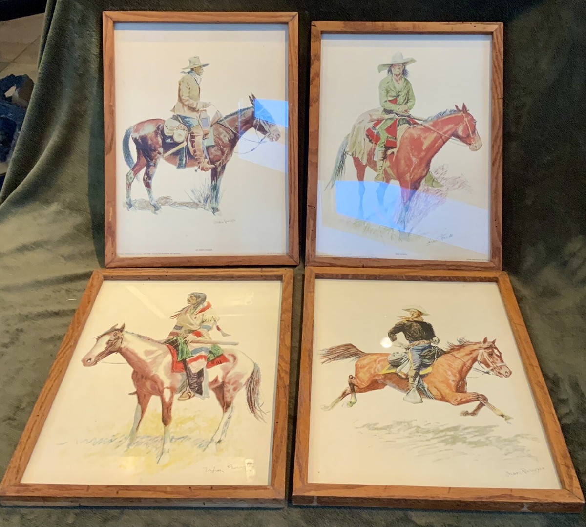 4 Penn Press 1956 Frederic Remington (1861-1909) 12” X 16