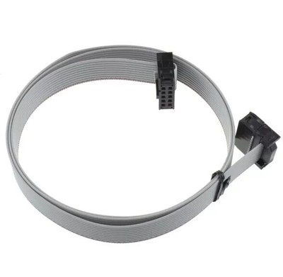 5pcs 70CM 10 Pin USB ASP ISP JTAG AVR wire 10P IDC   Ribbon DATA Cable 2.54mm #W