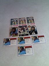 *****Chuck Muncie***** Lot of 24 cards.....9 DIFFERENT / Football