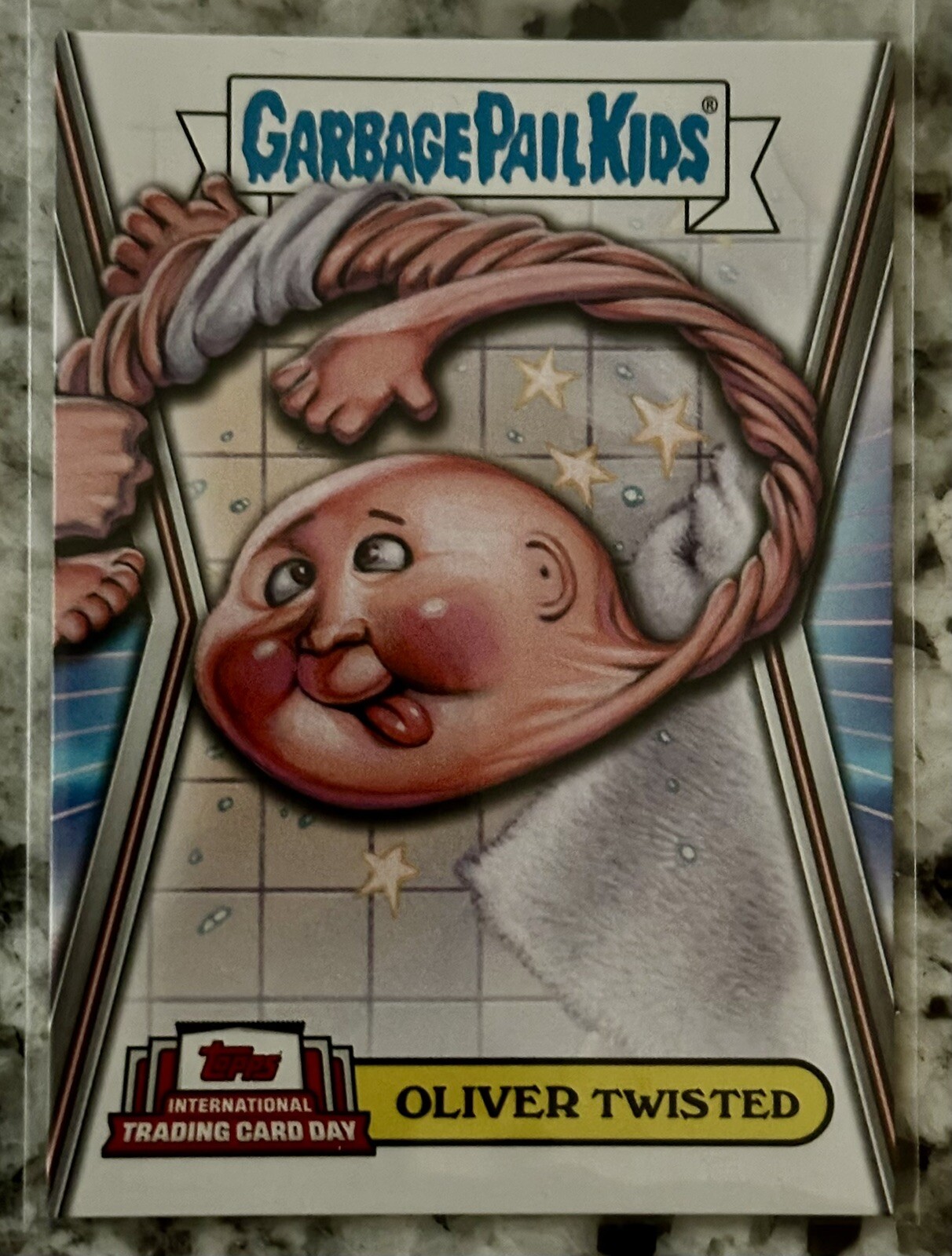 OLIVER Twisted #GPKOS2-10 2023 Garbage Pail Kids International Trading Card Day trading card — raw and PSA graded price guide