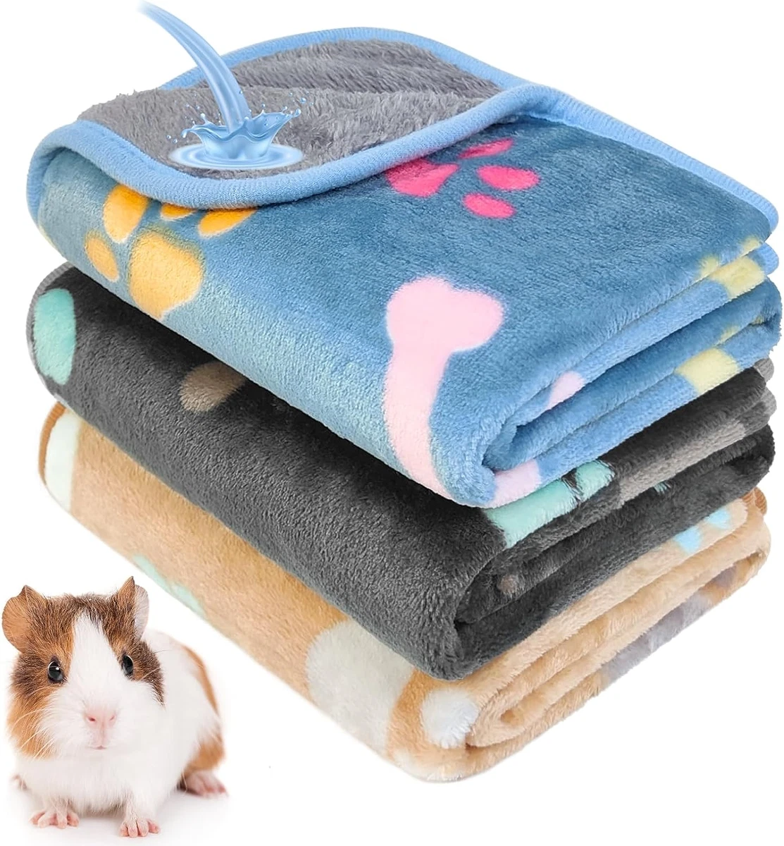 Blanket over top guinea pig cage
