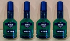 **PACK OF 4** BRUT SIGNATURE SCENT SPLASH-ON for Men 3.5 oz 103 mL NEW IN TUBE