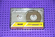 BASF  FERRO STANDARD  I   90   BLANK CASSETTE TAPE (1) (SEALED)