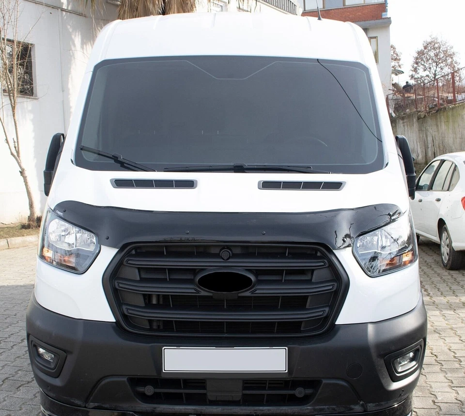 Hood Deflector Guard | Front Bug Shield Compatible for Ford Transit 2019-2026 - Bild 4 von 4