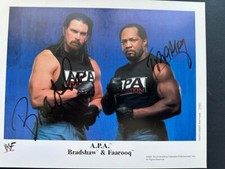 2001 WWE APA Autographed 8x10. Perfect Condition