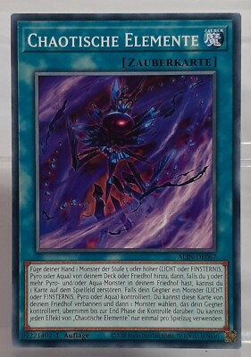 YUGIOH - Playset - 3x Chaotische Elemente - ALIN-DE067 - Alliance Insight -DE/NM