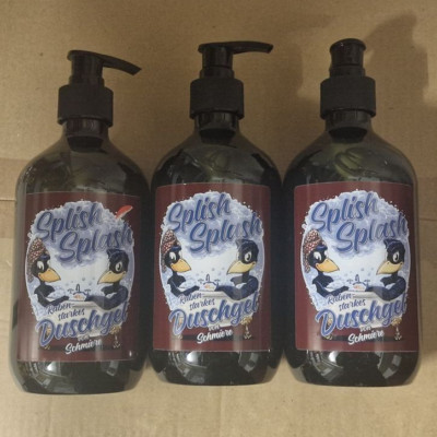 3 Flaschen Duschgel Splish+Splash von Schmiere 100ml=1,60E. ;
