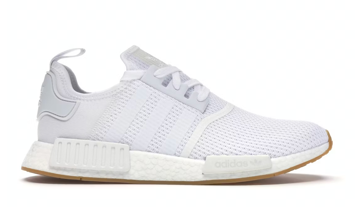 adidas★NMD R1★兼用★ホワイト系 Adidas Originals Men's NMD_R1 D96635 White White Gum Running