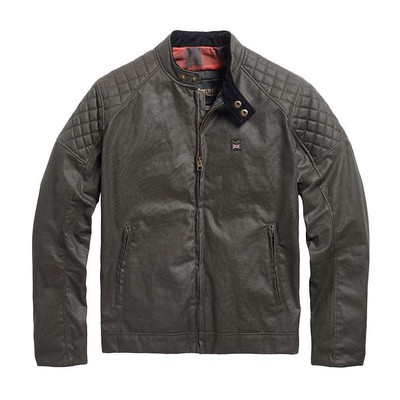 boden waxed biker jacket