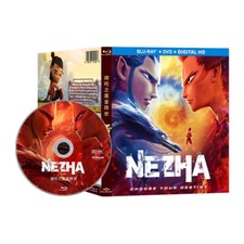 Nezha (2019) Blu-Ray+ DVD (New) Ne Zha Chinese Animation Directed by Jiaozi