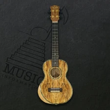 26" 4 Strings Hawaiian Tenor acoustic Ukulele, Canadian Spalted Maple Body