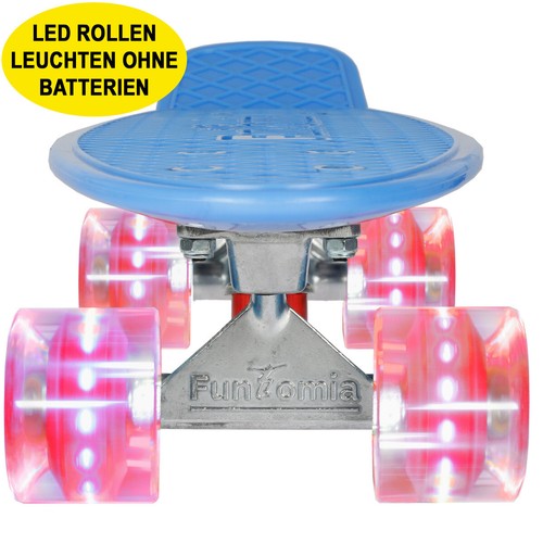 Mini-Board FunTomia®LED Skateboard Cruiser Kinderboard board ABEC-9 Tasche 1876 - Bild 2 von 7