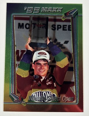 1995 Maxx Premier Plus Chromium Jeff Gordon #158 Winston Select Open Card