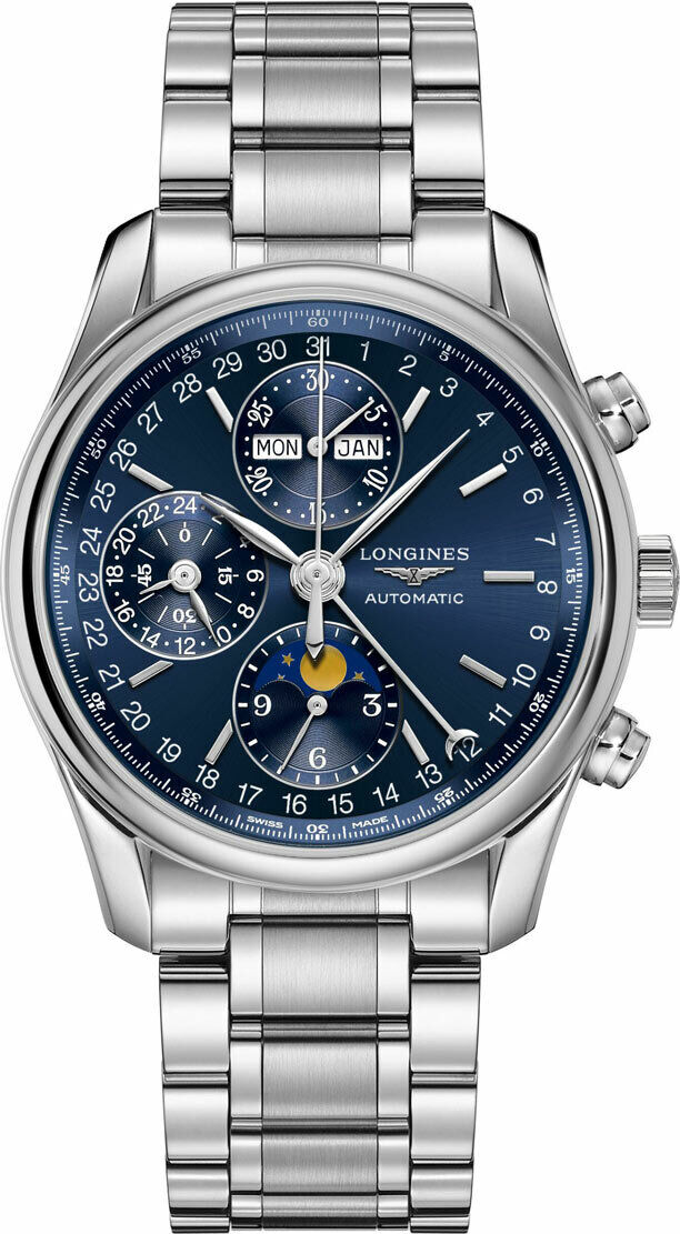 Longines Master Collection Automatic 40mm Blue Chrono Dial Men's Watch L26734926