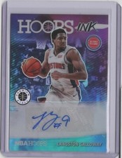 2019-20 Hoops Premium Stock Hoops Ink #37 Langston Galloway