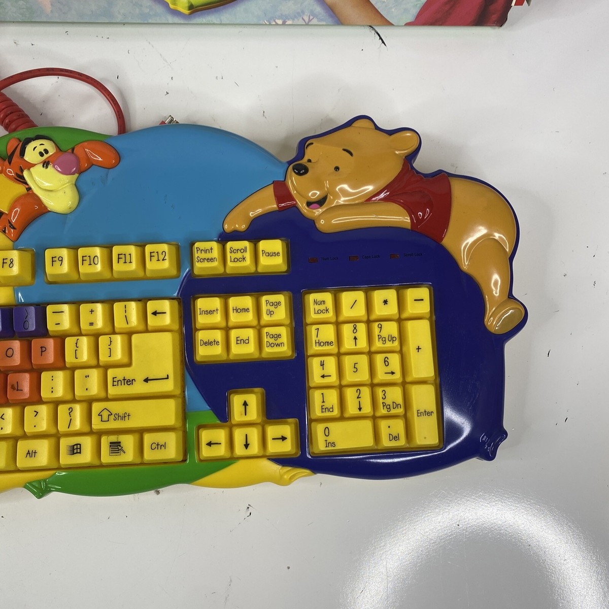キーボード Pooh. Disney Winnie The Pooh Tigger Piglet Learning Microsoft